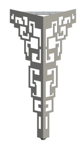 Мебельная ножка для журнального стола TL 32.41108-TL 32.41109